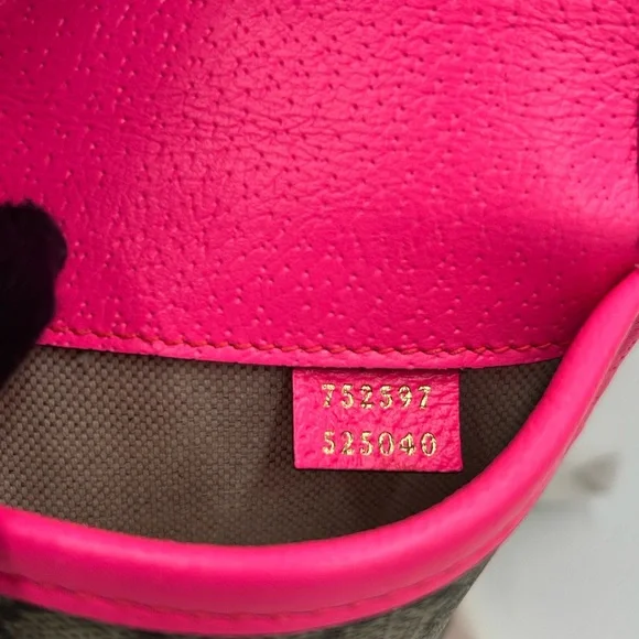 Women's Gucci OPHIDIA GG supreme belt bag size 80 cm adjustable NWT - Picture 8 of 13